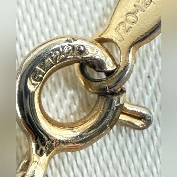 Vintage Rhinestone Bird GF Necklace - Picture 9 of 12